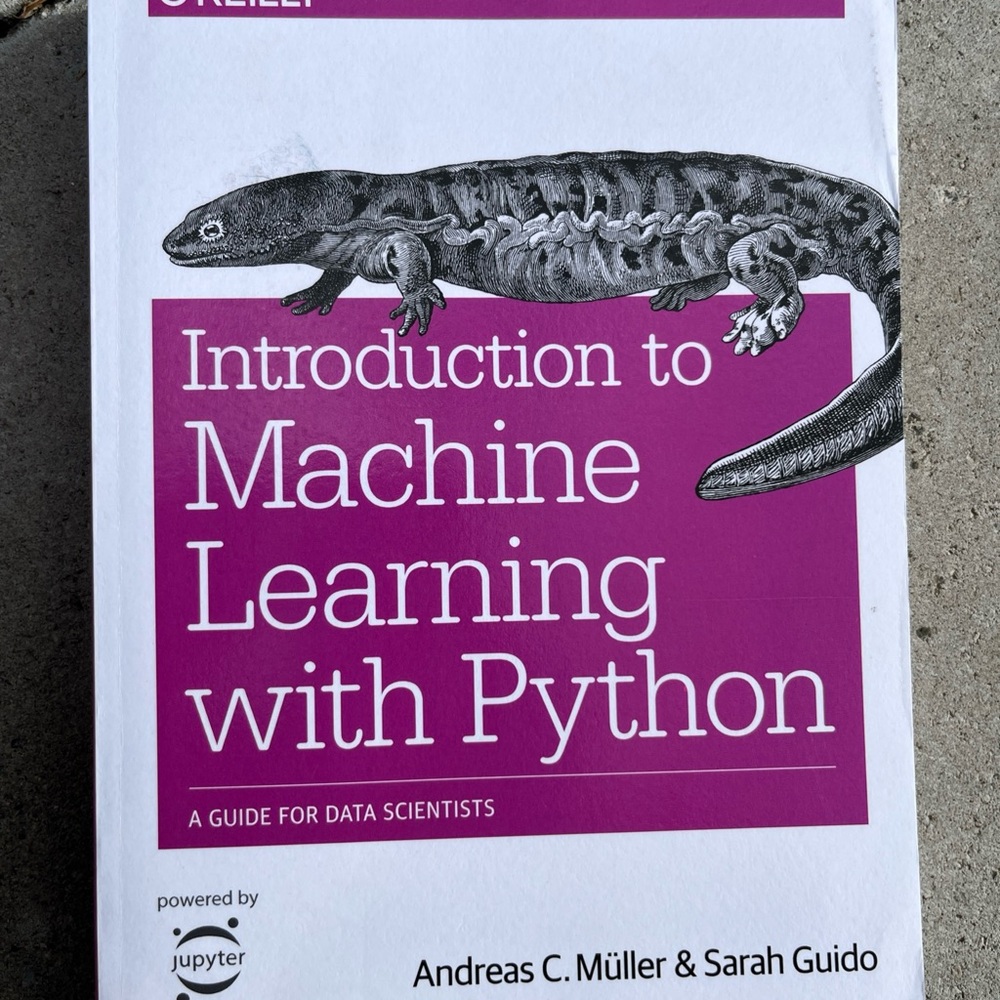 Introduction to Machine Learning with Python: A Guide for Data Scientists, Guido